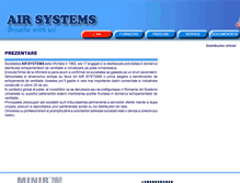 Tablet Screenshot of airsystems.ro